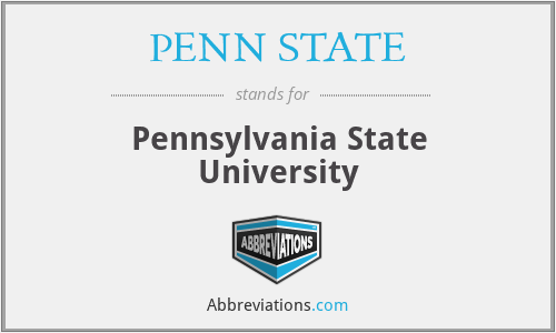 What does PENN STATE stand for?